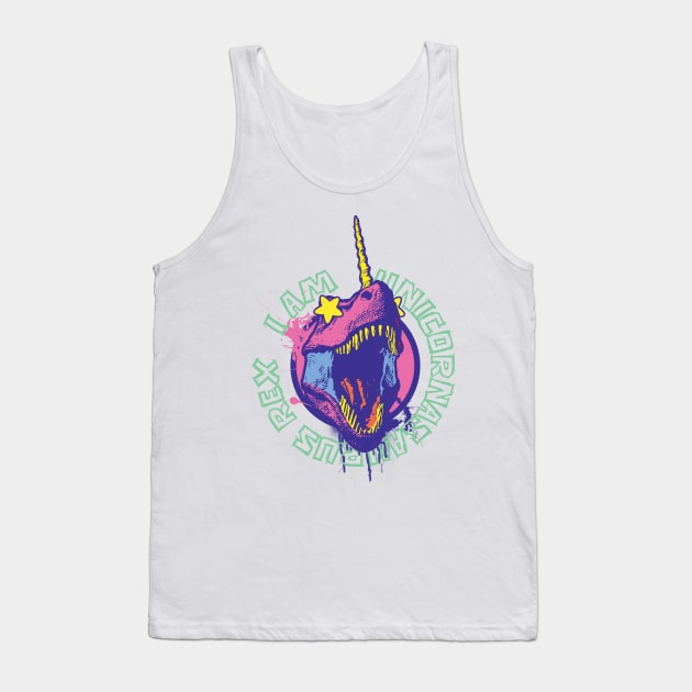 I Am Unicornasaurus Rex Tank Top by ArtUrzzz